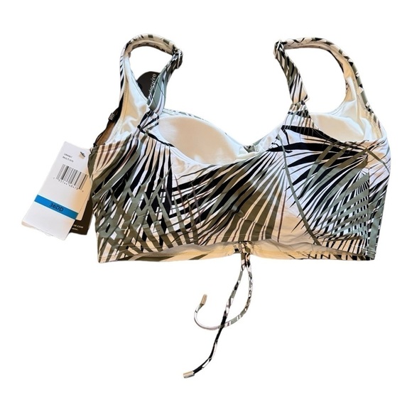 Coco Reef Endless Summer Palm Elevate Shirred Underwire Bikini Top NWT - Picture 6 of 7